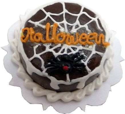 Halloween Chocolate Web Cake