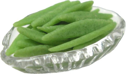 Snap Peas In Glass Veggie