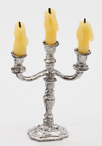 3 Candle Stand with Off White Candles