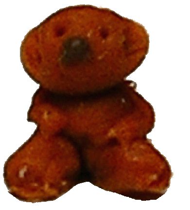 Teddy Bear, 1/4" Tall