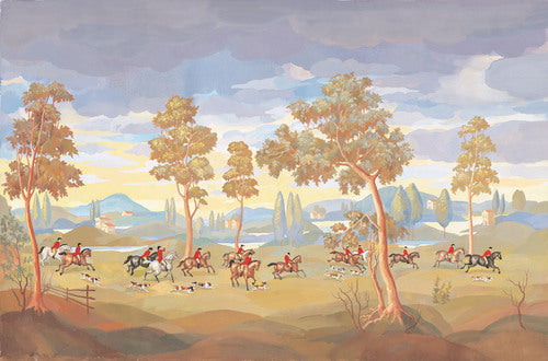 CRH1089, The Hunt Multi Scenic Wallpaper