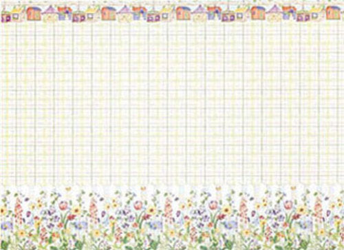CRH1092, Picket Fence Pastel Wallpaper