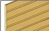 Beaded Clapboard Siding, 3/8"
