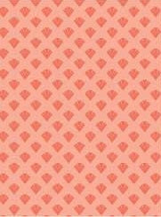 1/4" Scale Wallpaper, Nile Peach