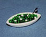 Peas & Onion In Bowl with Spoon