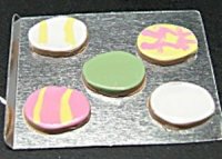 Easter Cookies On Baking Sheet