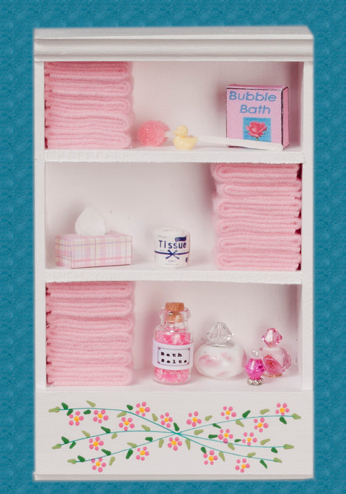 Bathroom Cabinet Large, Pink