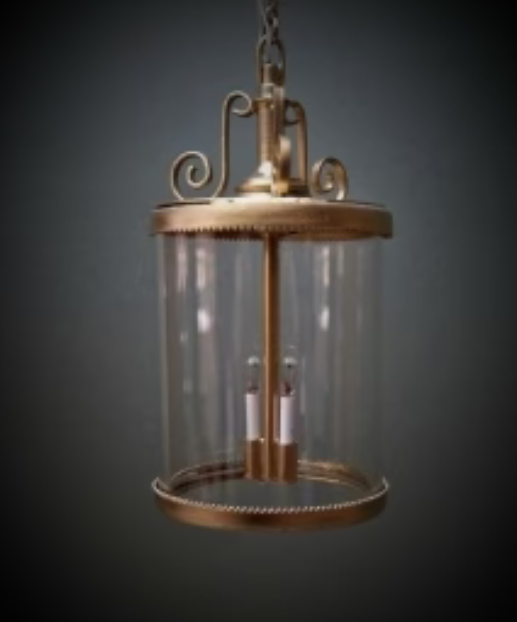 CBB567, Brass Hanging Lantern