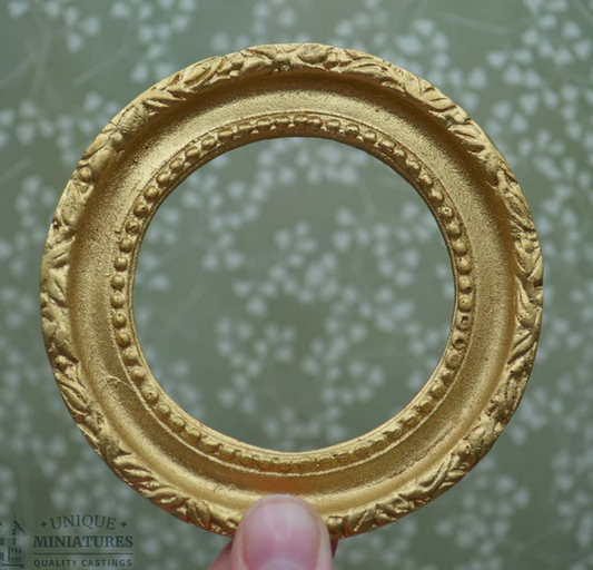 Round Frame Gold, #16