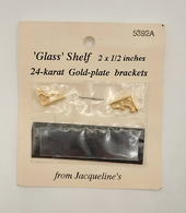 CRH842, Glass Shelf With Metal Brackets