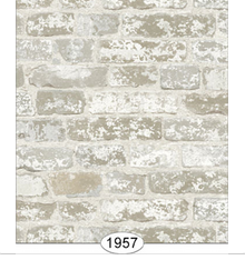 CRH1045, Distressed Brick Paper, White