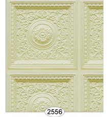CRH1047, Cream Rosette Panel Paper