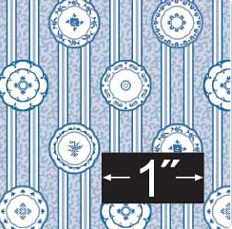 CRH1105, China Blue Wallpaper