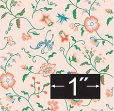 CRH1111, Papillon Peach Wallpaper
