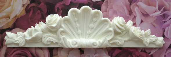 CBB1288, Top Trim, Shell & Roses, #7