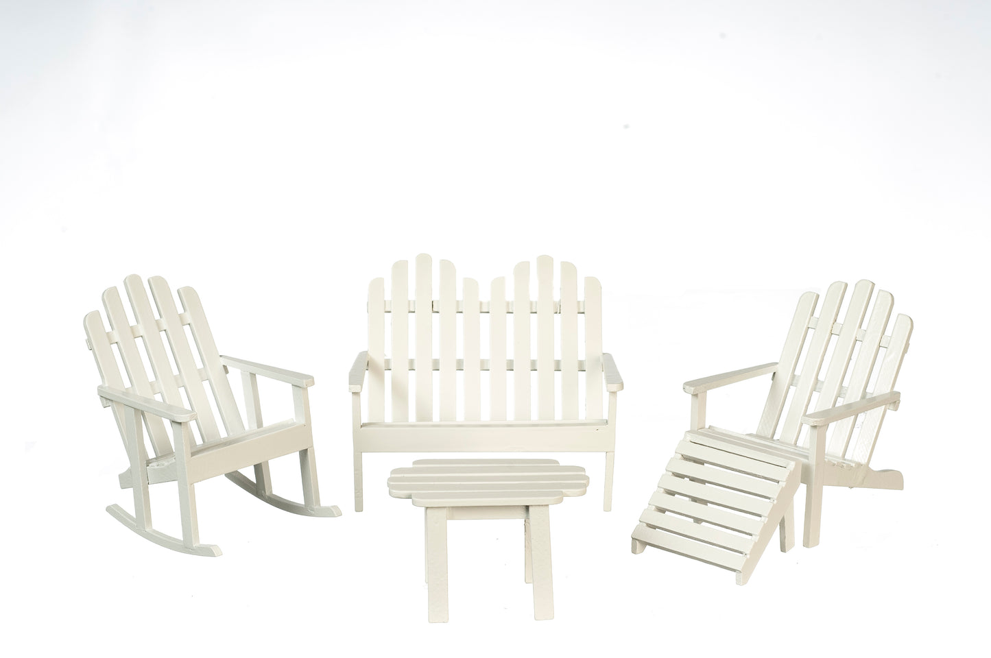 Adirondack White Set, 5pc