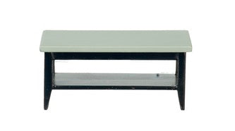 Rectangular Coffee Table, Black Gray