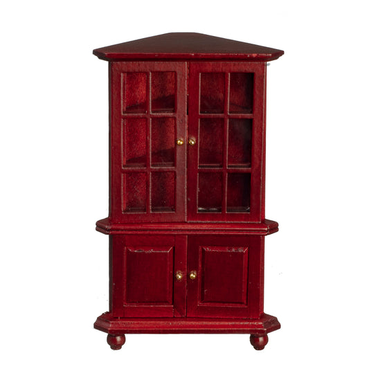 Corner Hutch, Mahogany