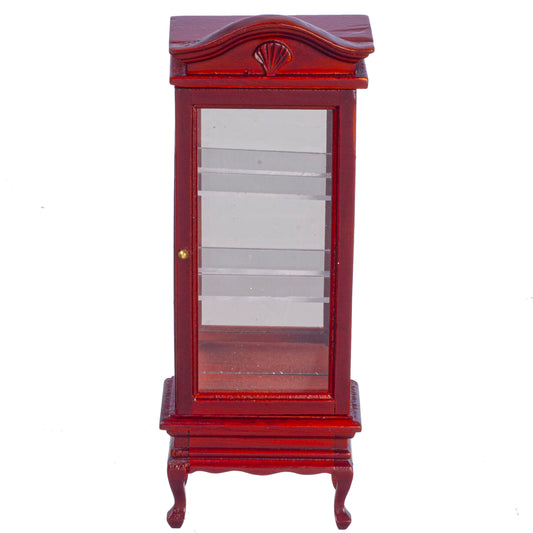 QA Curio Cabinet, Mahogany