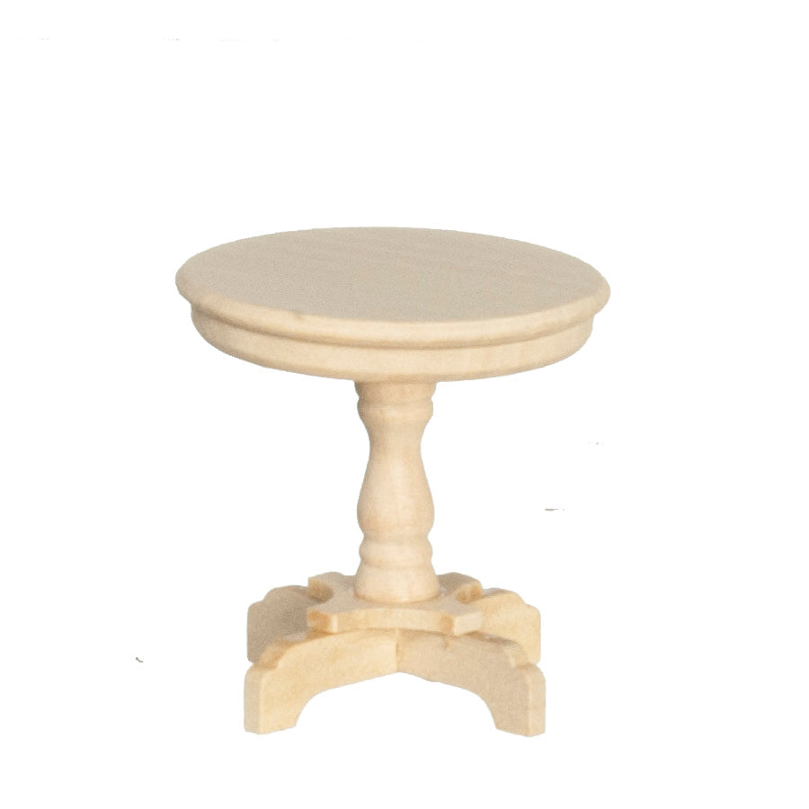 Round Victorian Table, Oak, Small