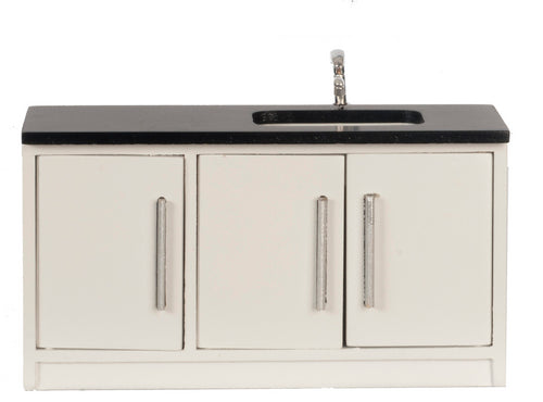Kitchen Sink, White & Black