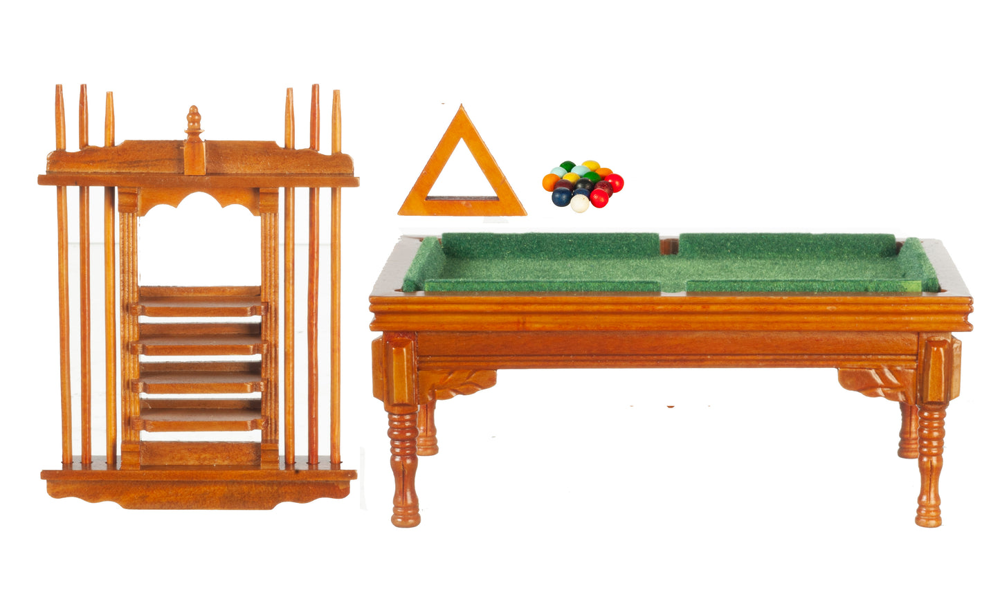 Pool Table Set, Walnut