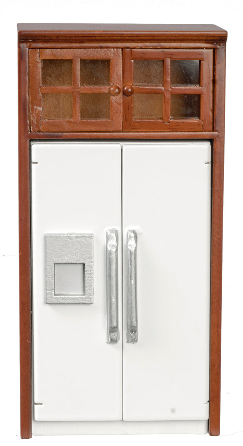 Refrigerator with Cabinet, Walnut