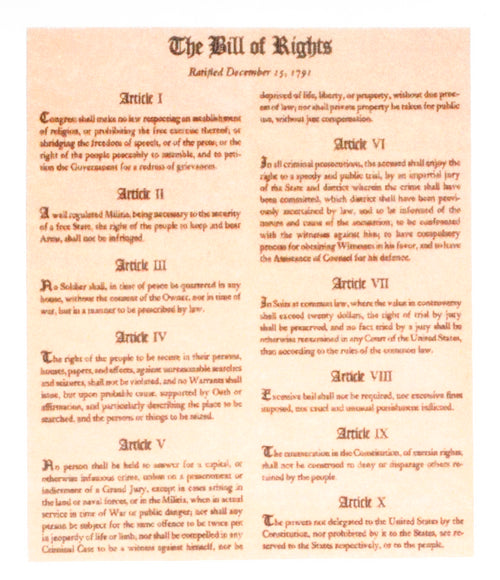 Bill Of Rights