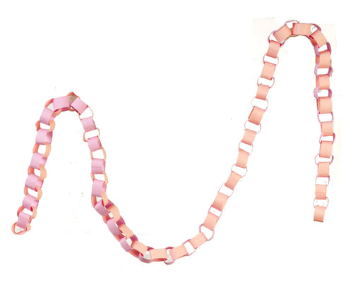 Paper Chain, Purple & Pink