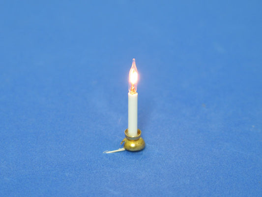 CBB539, Brass Candlestick Table Lamp