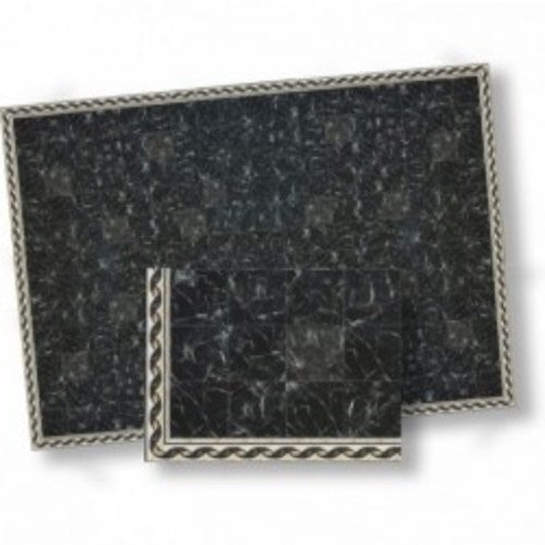 1/2" Scale Faux Black Marble