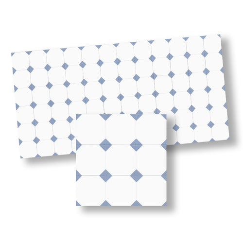 Blue Diamond Tile, Glossy