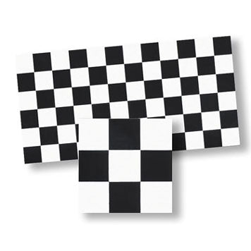 Mosaic Floor Tile Sheet, Back & White