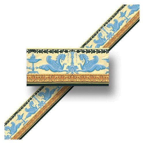 Wallpaper Border, Horse, Blue & Cream