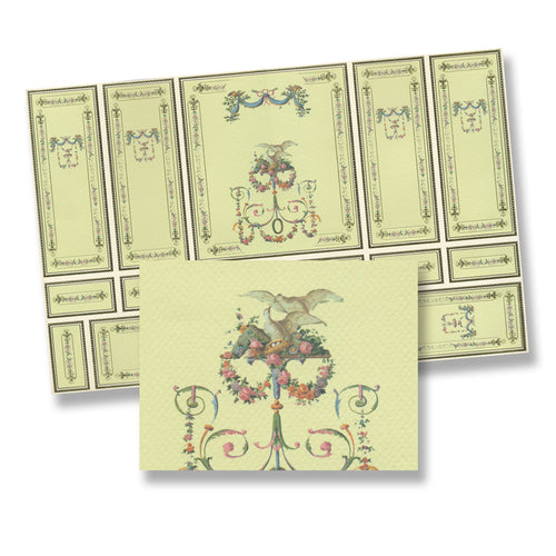 Wall Panel Green Birds, Garland