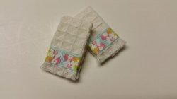 Dish Towel, Pastel Flowers