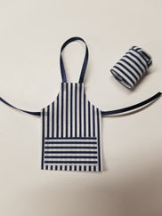 Striped Chef Set, Apron & Hat