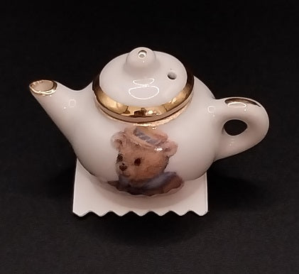 Porcelain Tea Pot, Bear