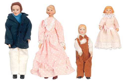 Porcelain Doll Family, 4pcs