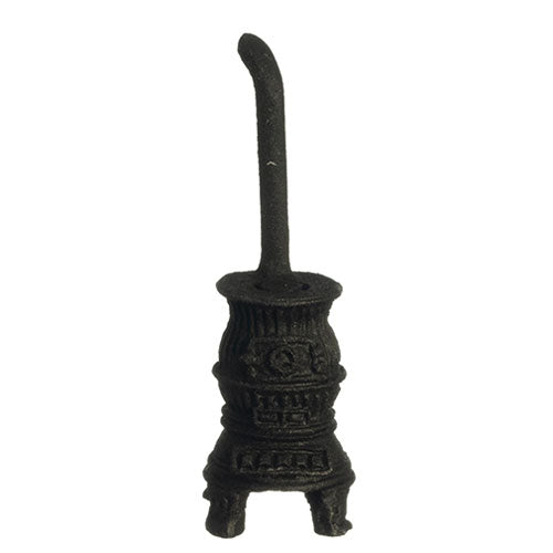 1/4" Scale Pot Belly Stove, Black