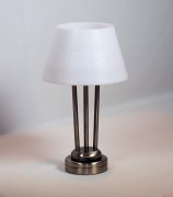 NY Table Lamp, Pewter, Flare, LED