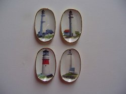 Lighthouse Platters, Oval, 4pc