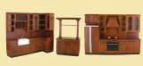 CRH079, French Provincial Kitchen Set, New Walnut, 6pc