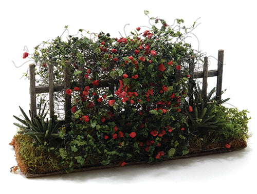 1/2" Scale Climbing Rose Garden Fence