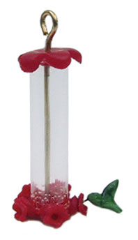 Hummingbird Feeder with Bird