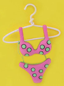 Swimsuit On Hanger, Assorted