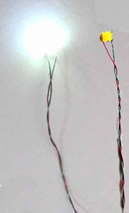 LED Chip, 3volt, Warm White with 14" Wire