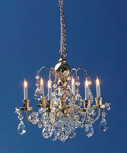 Renaissance 6 Arm Crystal Chandelier