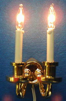 Double Candle Wall Sconce