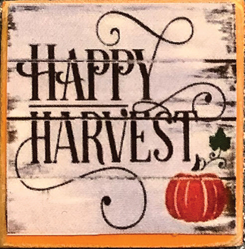 Decor Board Sign, Happy Harvest